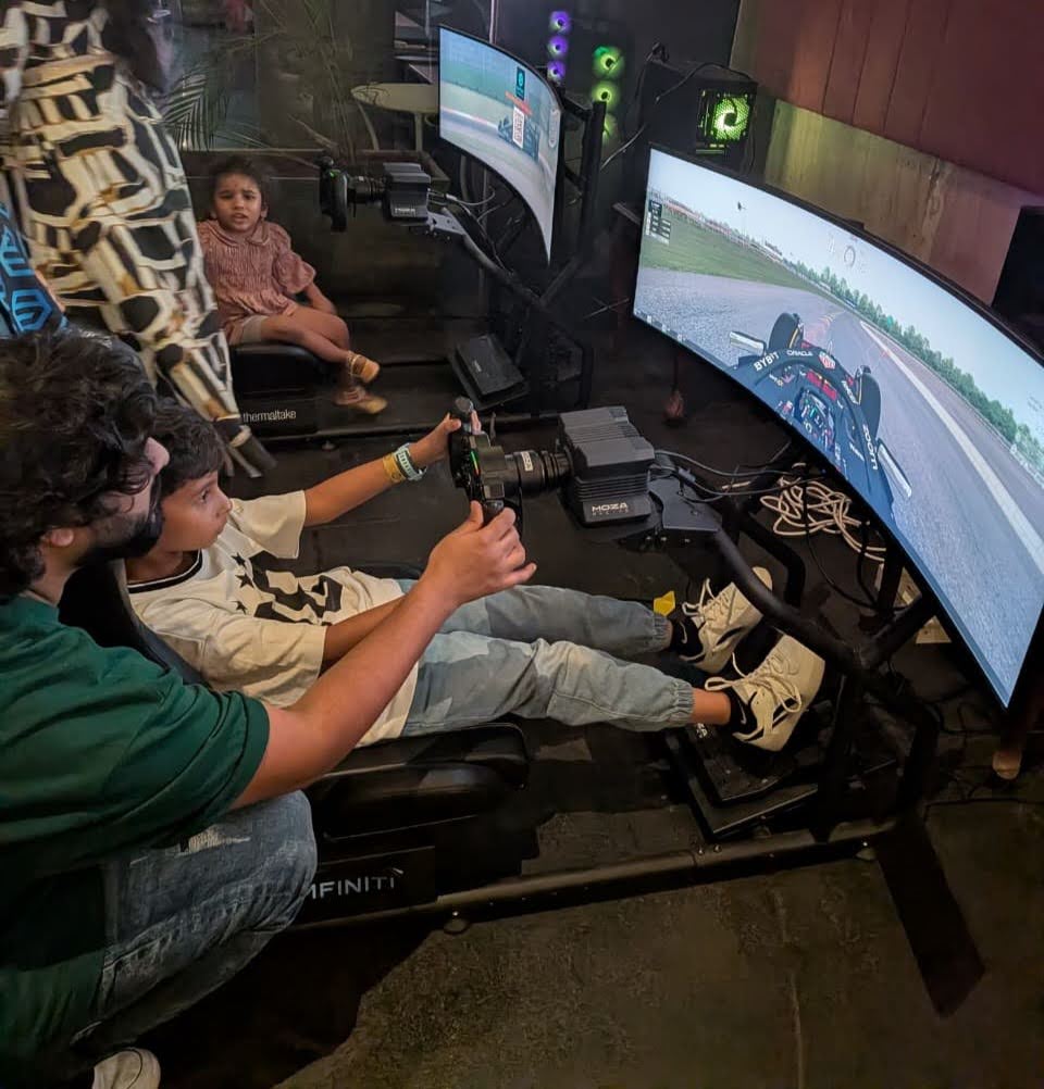Lap times and loud cheers at the Red Bull F1 watch party
